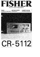 Fisher CR-5112 - Owners Manual
